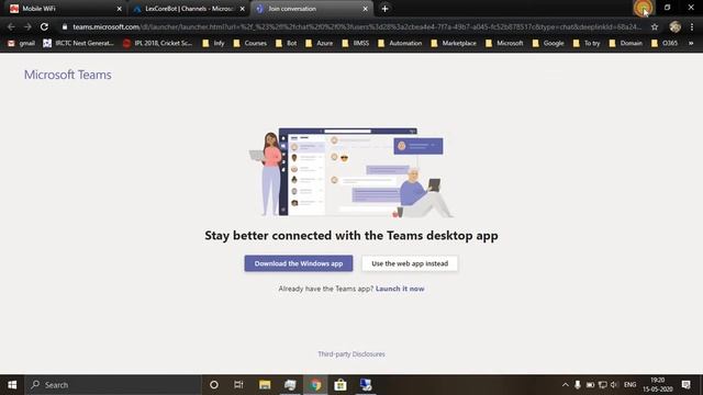 Connect Azure Bot with Microsoft Teams Channel смотреть онлайн