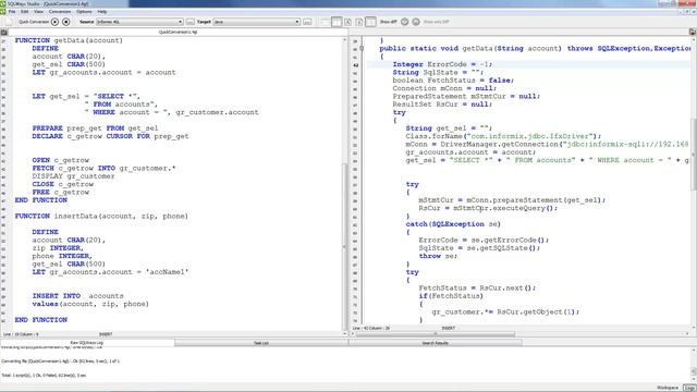 Informix 4GL to Java Migration Demo смотреть онлайн