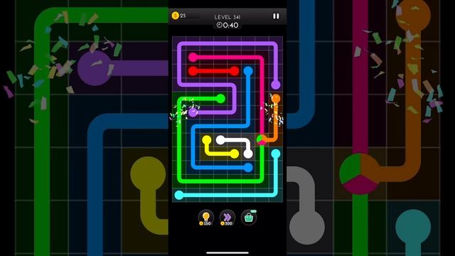 Dot knot - Line & colour puzzle Level 341 смотреть онлайн