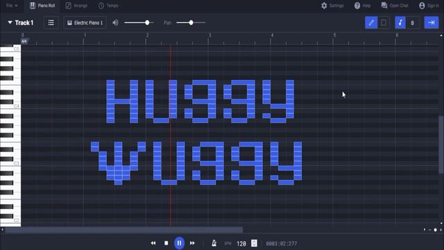 Как звучит Хаги Ваги на пианино смотреть онлайн