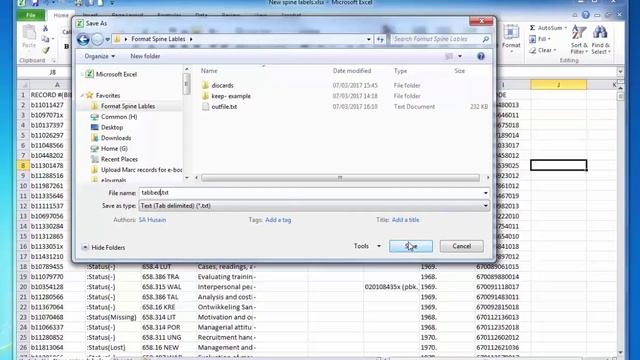 Library Spine labelling video using a PERL script, spreadsheet and mail merge function - updated смотреть онлайн