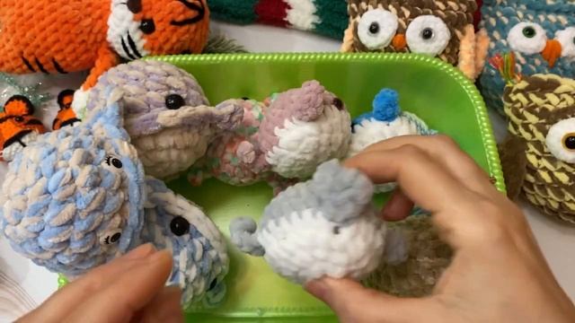 Вязаные игрушки. Готовые работы за декабрь. Часть 1#вяжуигрушки #украина смотреть онлайн