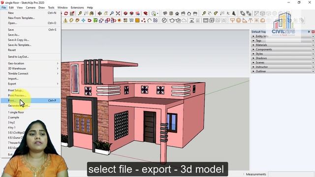 (தமிழ்) How to convert sketchup file to autocad 2D & 3D files Perfectly смотреть онлайн