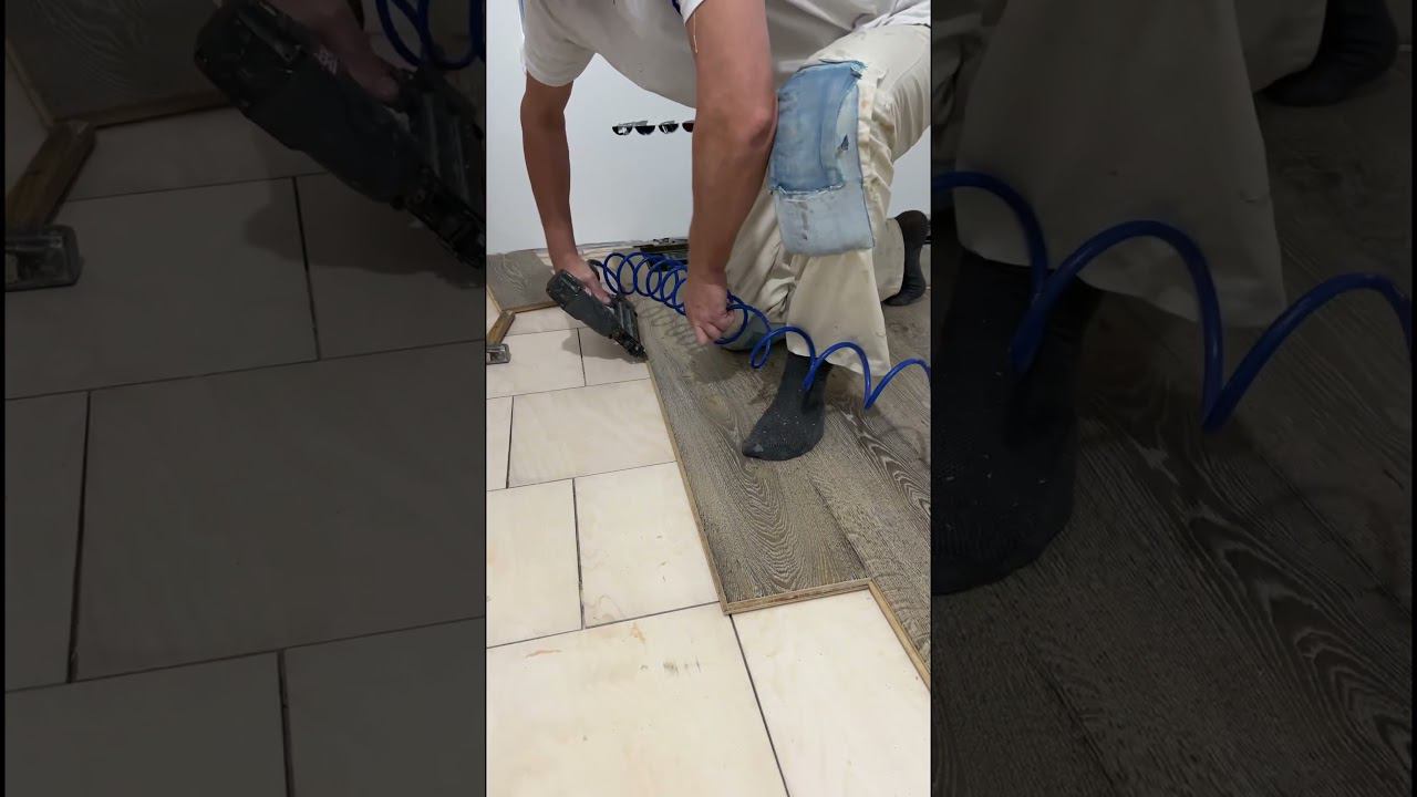 Укладка инженерной доски на фанеру | Ремонт в ЖК Level Причальный | СМ Проект смотреть онлайн