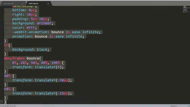 how to create a back to top button with html and css смотреть онлайн
