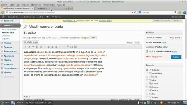 5 Crear una Entrada desde Wikipedia con WordPress Vol. 2 смотреть онлайн