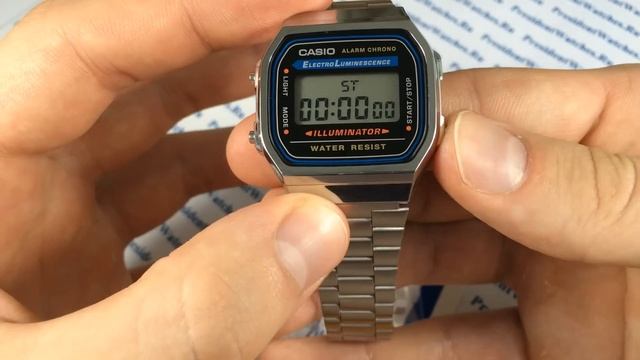 Обзор на часы Casio A-168WA-1 - видеообзоры от Watch-Forum.RU смотреть онлайн