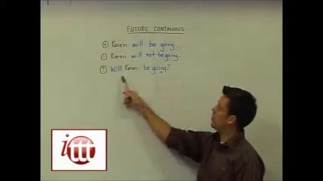 English Grammar - Future continuous - Structure - Teach English TESOL смотреть онлайн