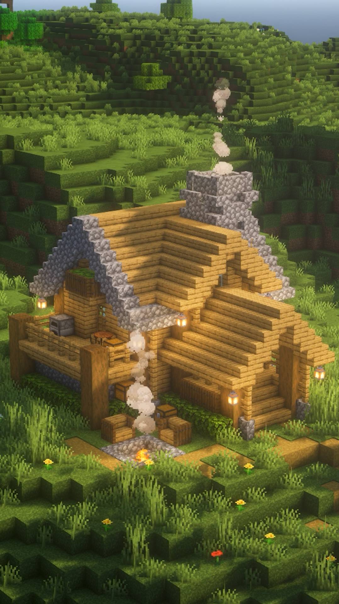 ⚒️ Майнкрафт | Как построить стартовый дом для выживания смотреть онлайн