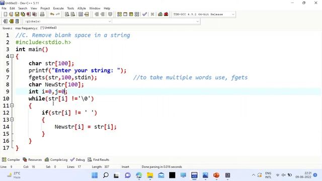Exercise 36 || Remove spaces from string смотреть онлайн