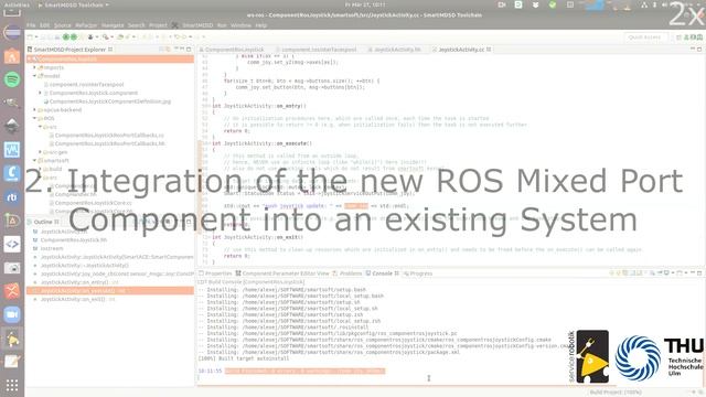 Accessing ROS nodes over a ROS Mixed Port Component смотреть онлайн