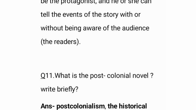 BEGC- 134 (Reading The Novel) fulI book important Questions with answer смотреть онлайн