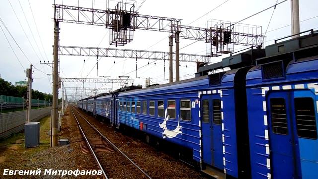 Электропоезд ЭД4М-0363 "РЭКС-экспресс" (ТЧ-7) скорый пригородный поезд № 7106, Москва - пл. 88 км. смотреть онлайн