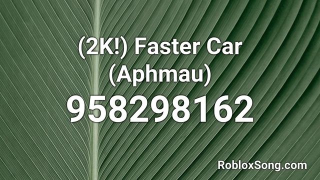 (2K!) Faster Car (Aphmau) Roblox ID - Roblox Music Code смотреть онлайн