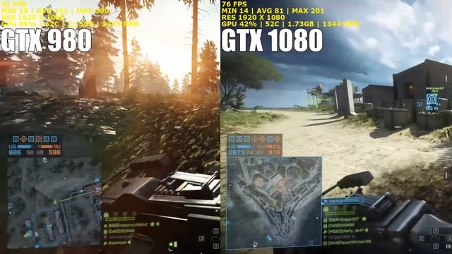 EVGA GTX 1080 VS GTX 980 REVIEW 1080P & 4K RES GAMING смотреть онлайн