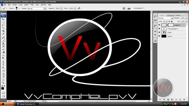 Photoshop Wallpaper - Tech Looking CS3 CS4 CS5 How To Video смотреть онлайн