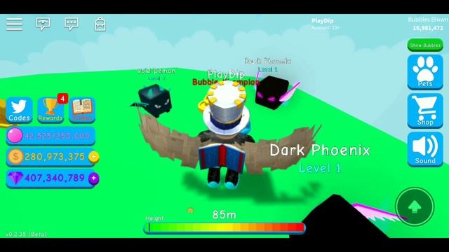 СЕКРЕТНИЙ БАГ(ПОФИКСИЛИ)! В Bubble Gum Simulator безплатние геми и золото Roblox 2018 смотреть онлайн