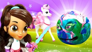 Отважная принцесса Нелла спасает Тринкет от злого колдуна - Видео для девочек про куклы и игрушки