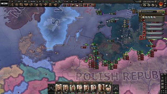 Hearts of Iron 4 - Baltic Unitary State Disaster Save EP 13 - Königsberg Line смотреть онлайн