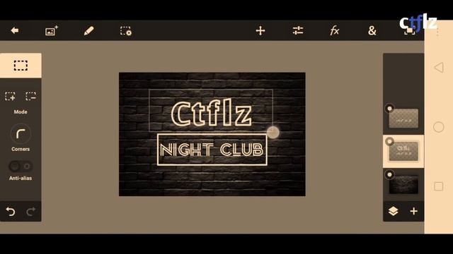 How To Create Neon Text Effect In Photoshop Touch