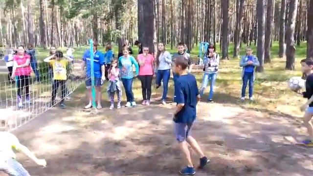 Лагерь "Волна" 1 смена 2017 г. Играем в тайский футбол. vk.com/unostmk смотреть онлайн