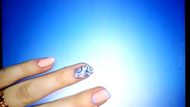 Очень легкий дизайн. Французский маникюр + слайдер дизайн/ Easy Nail Art Design. French Manicure