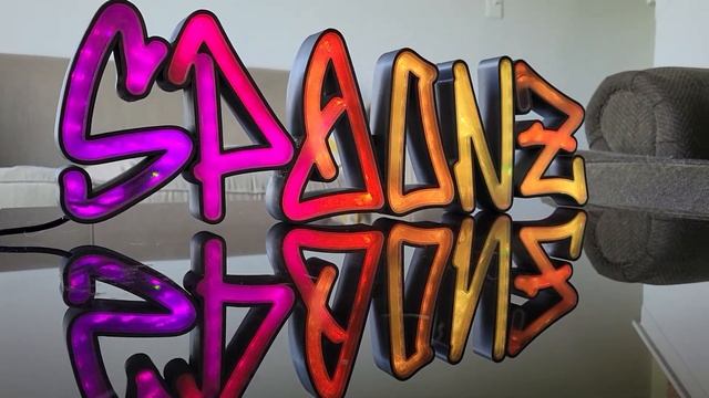 3D Printer LED Sign - Spoonz смотреть онлайн