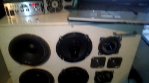 Самодельная акустика(Мощная колонка из тумбочки )