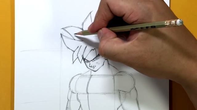 How to Draw ULTRA INSTINCT GOKU (Dragon Ball) | Narrated Easy Step-by-Step Tutorial смотреть онлайн