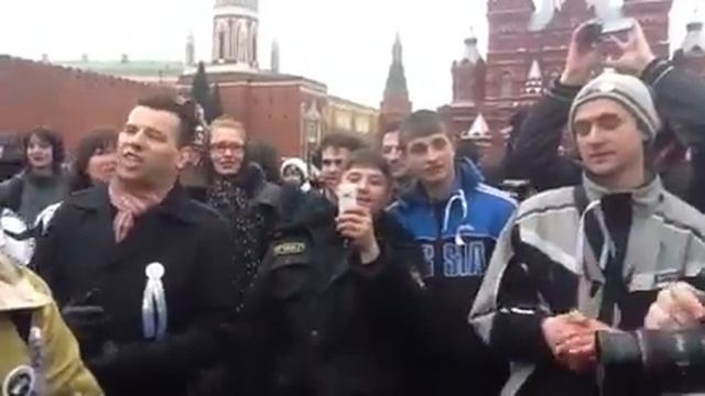 Акция "Белая площадь" на Красной площади(10) смотреть онлайн