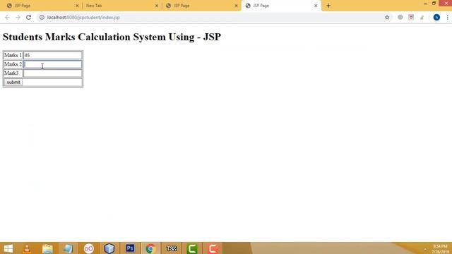 JSP Student Marks Calculation System смотреть онлайн