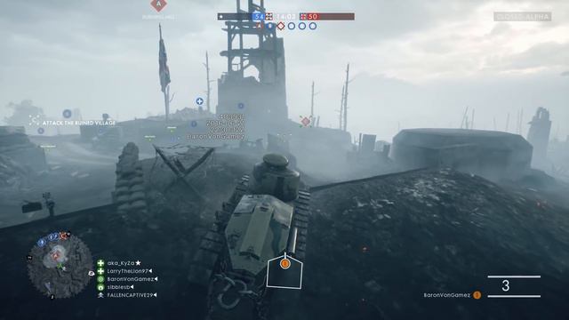 Battlefield 1 TANK GAMEPLAY (Battlefield 1 Multiplayer Gameplay) смотреть онлайн