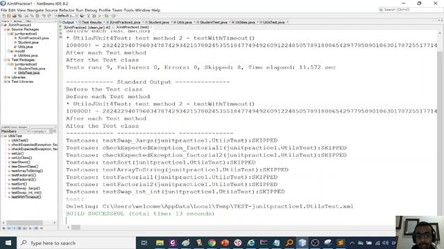 Testing Method Timeout using JUnit in Netbeans IDE смотреть онлайн