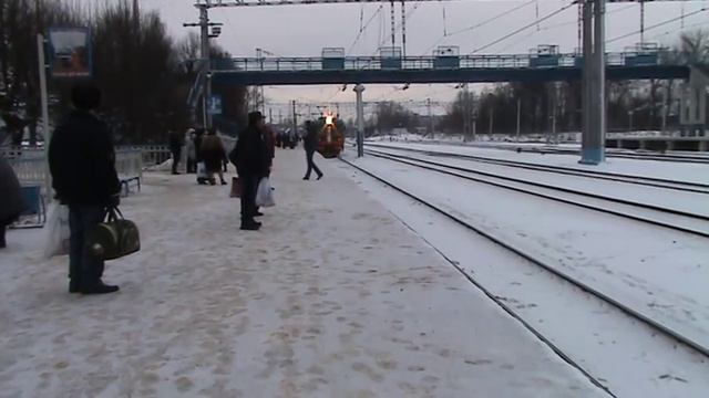 Электропоезд ЭР2Т-7156 станция Малоярославец смотреть онлайн