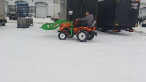 Тест  драйв Минитрактор Батыр