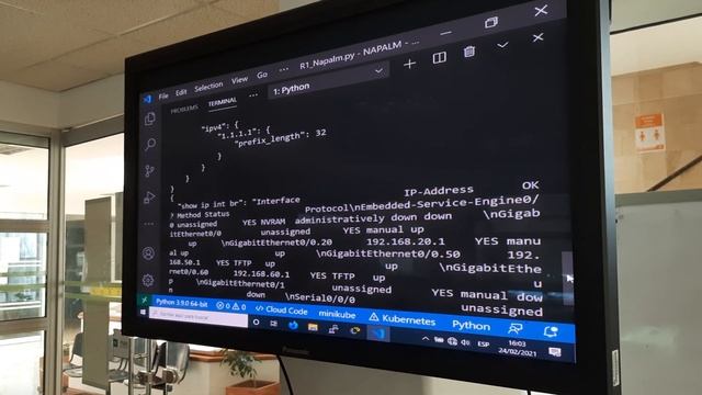 Configurando Router y Switche Cisco Fisico y Real con Python - Laboratorio смотреть онлайн
