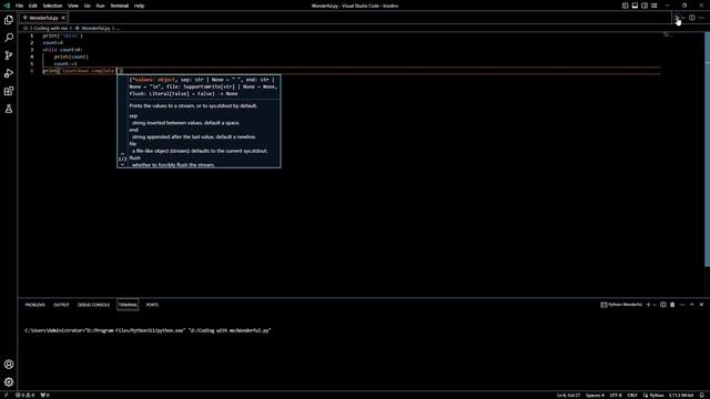 Python Loop Tutorial: Countdown from 4 Artificial Intelligence Learn Code Example Coding Coder Debu смотреть онлайн