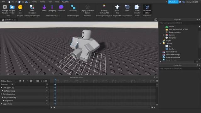 How to make Custom sitting poses in Roblox Studio! смотреть онлайн