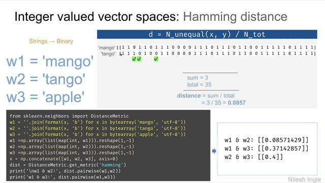 #69: Scikit-learn 66:Supervised Learning 44: Distance metrics (2/3) смотреть онлайн