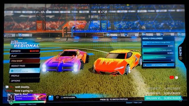 Rocket league out in shop countdown come by and join in let’s wait for the item shop