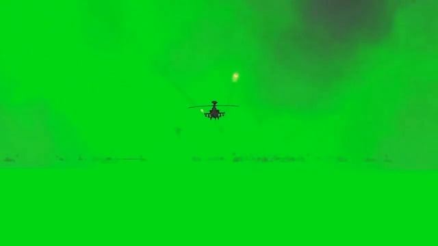 Best off Helicopter fire with machine gun on green screen, Fond vert After Effect смотреть онлайн