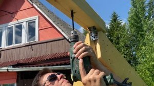 Садовые качели из дерева для дачи СВОИМИ РУКАМИ/ качели за 1 день