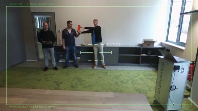 opencv python drone - mark a person to be tracked with an object смотреть онлайн