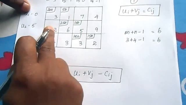 Transportation problem [ MODI method - U V method with Optimal Solution ] kauserwise смотреть онлайн