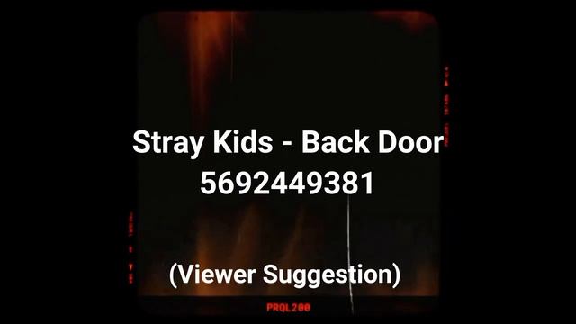 Stray Kids - Back Door (ROBLOX ID) смотреть онлайн