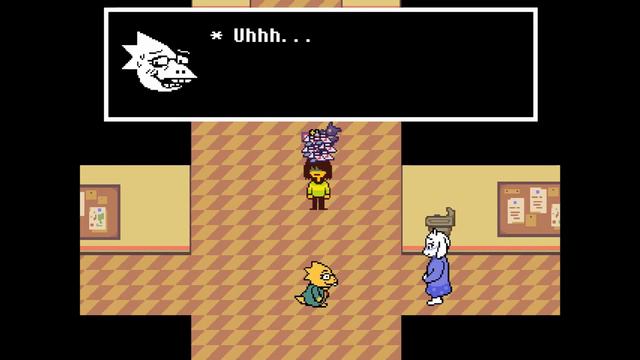 Deltarune Chapter 2 - Calling Toriel with the trash orb on your head смотреть онлайн
