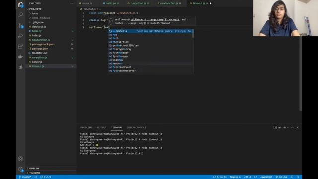 Providing Wait time in nodejs | Using setTimeout смотреть онлайн