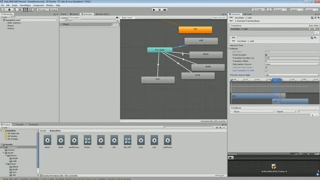 Создание 2D Shooter на Unity за 25 минут с нуля | Урок C# Unity, Corel Draw, Spriter смотреть онлайн