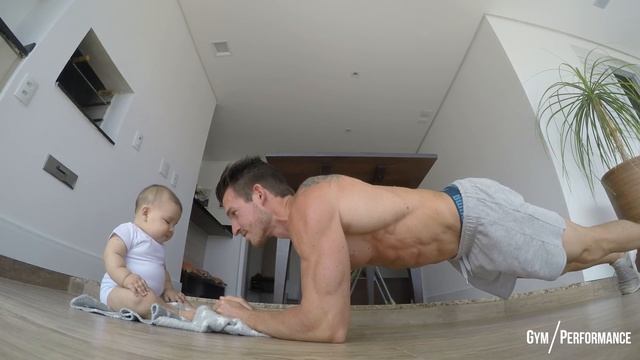 Bring Sally Up | Baby Workout | Plank To Push Up | Gym Performance смотреть онлайн