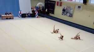10 12 2017 Омск Кубок Зикунова Всероссийские соревнования по Спортивная Акробатика женская тройка